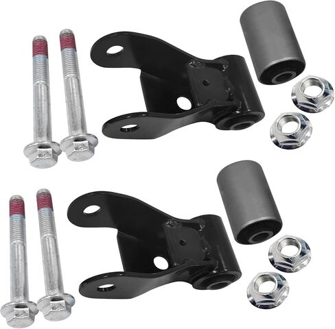 2Pcs Rear Rearward Leaf Spring Shackle Bracket Kit for 2004-2019 Nissan Titan Titan XD 722-054 in Saudi Arabia