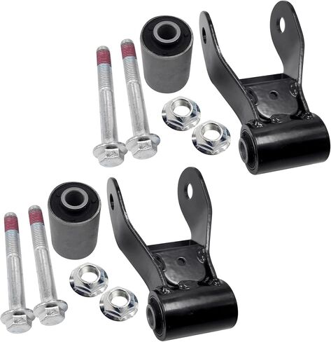 2Pcs Rear Rearward Leaf Spring Shackle Bracket Kit for 2004-2019 Nissan Titan Titan XD 722-054 in Saudi Arabia