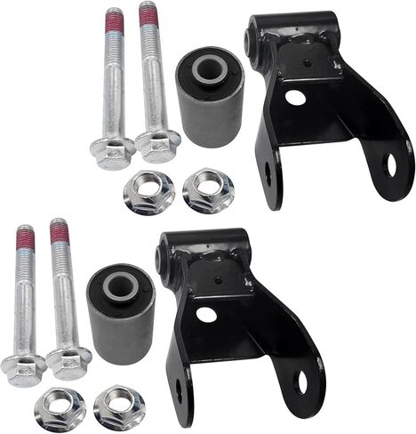 2Pcs Rear Rearward Leaf Spring Shackle Bracket Kit for 2004-2019 Nissan Titan Titan XD 722-054 in Saudi Arabia