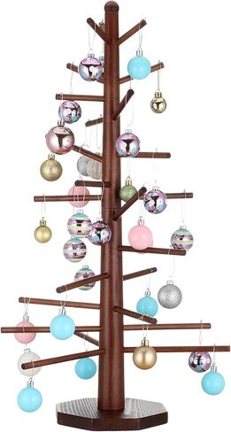 شجرة عيد الميلاد الاصطناعية الخشبية الاصطناعية 27.5 '' 'Town Brown Tree Centrepiece Devility غير مكتم in Saudi Arabia
