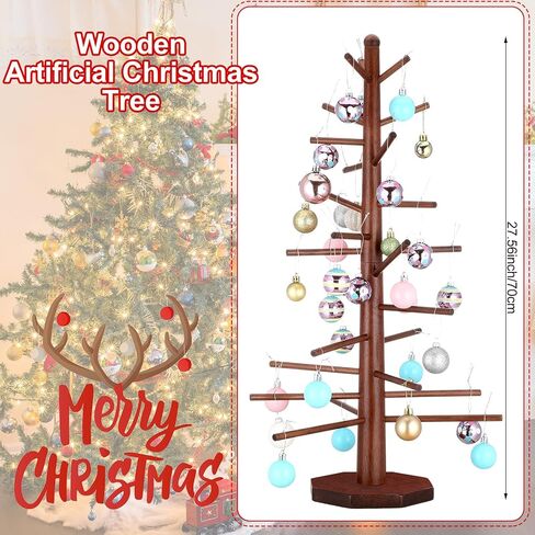شجرة عيد الميلاد الاصطناعية الخشبية الاصطناعية 27.5 '' 'Town Brown Tree Centrepiece Devility غير مكتم in Saudi Arabia