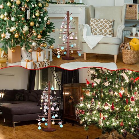 شجرة عيد الميلاد الاصطناعية الخشبية الاصطناعية 27.5 '' 'Town Brown Tree Centrepiece Devility غير مكتم in Saudi Arabia