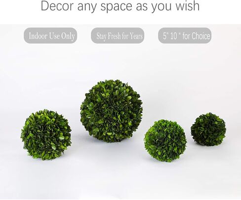 Decorative Boxwood Balls for Bowls and Decorative Balls for Centerpiece Bowl Fillers Vase Fillers Home, Kitchen, Living Room Decor (8 inch) in Saudi Arabia