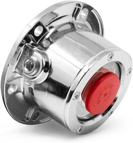 CHR3434024 Chrome 6 Hole Hub Cap مع قابس ملء جانبي in Kuwait