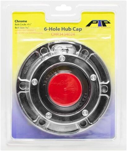 CHR3434024 Chrome 6 Hole Hub Cap مع قابس ملء جانبي in Kuwait