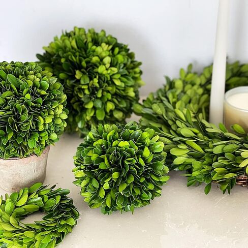 Decorative Boxwood Balls for Bowls and Decorative Balls for Centerpiece Bowl Fillers Vase Fillers Home, Kitchen, Living Room Decor (8 inch) in Saudi Arabia