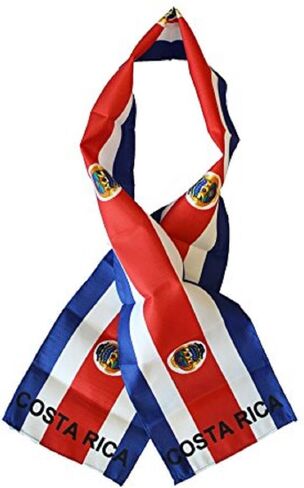 Costa Rica Country Lightweight Flag Printed Style Scarf 8 "X60" in Saudi Arabia