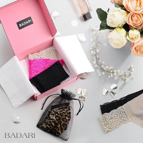 Badari 3 عبوات رياضية سلس للنساء - سريع جاف لا عرض يمارس تجريب - ملابس داخلية سلسة ثونغ in Saudi Arabia