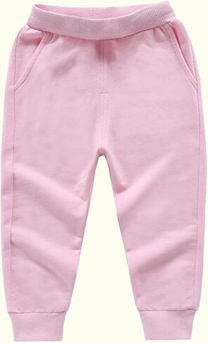 Boys Girls Sweatpants Candy Color Leggings Casual Kids Sports Outdoors Pants 12months-10years Comfy Sweatpants in Saudi Arabia