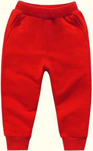 Boys Girls Sweatpants Candy Color Leggings Casual Kids Sports Outdoors Pants 12months-10years Comfy Sweatpants in Saudi Arabia
