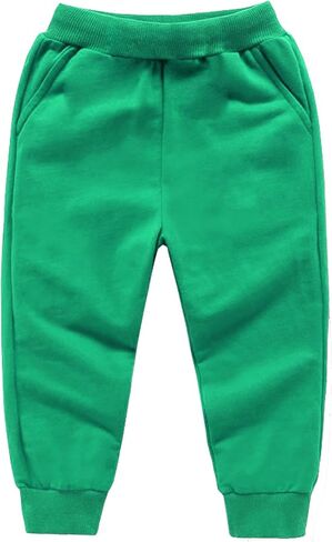 Boys Girls Sweatpants Candy Color Leggings Casual Kids Sports Outdoors Pants 12months-10years Comfy Sweatpants in Saudi Arabia