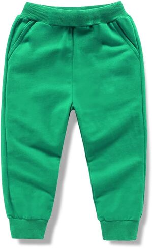 Boys Girls Sweatpants Candy Color Leggings Casual Kids Sports Outdoors Pants 12months-10years Comfy Sweatpants in Saudi Arabia