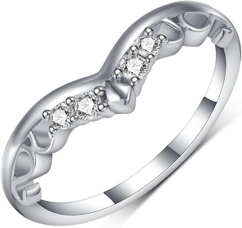 2 Carat(ctw) Round-Cut Moissanite Engagement Rings Sets for Women,925 Sterling Silver Crown Wedding Band Set,Bridal Rings Sets for Anniversary Birthday in Saudi Arabia