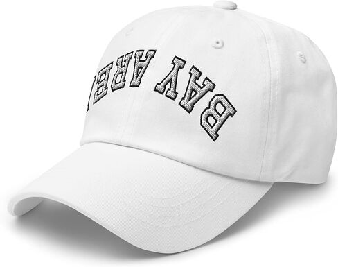 NX Bay Area رأسًا على عقب أسفل Bill Bill Cap Cared Related Fit Low Crown القبعة القابلة للتعديل in Kuwait