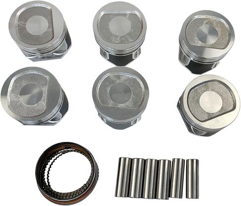 Partsflow Piston and Piston Ring Kit for 1997-2006 Jeep Wrangler for 1996-2004 Jeep Grand Cherokee for 1996-2001 Jeep Cherokee 4.0L P3241 ، p3071 ، H802CP ، 3241HC in Saudi Arabia