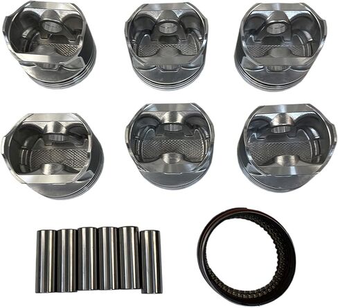 Partsflow Piston and Piston Ring Kit for 1997-2006 Jeep Wrangler for 1996-2004 Jeep Grand Cherokee for 1996-2001 Jeep Cherokee 4.0L P3241 ، p3071 ، H802CP ، 3241HC in Saudi Arabia