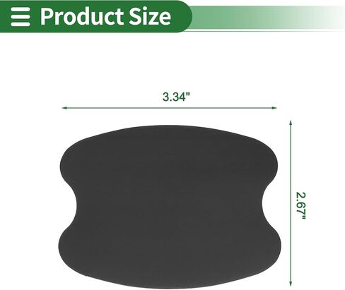Motoforti Car Door Handle Cup Protector Door Handle Scratches Protective Films 2.67"x3.34" Anti-Scratches PVC Black 4 Pcs in Saudi Arabia