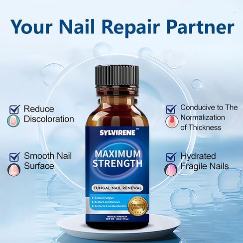 Toenail Fungus Treatment Extra Strength, 30ML Fungus Nail Repair Liquid with 1% Tolnaftate, Fast Acting Treatment for Discolored & Damaged Nails, Athletes Foot in Saudi Arabia