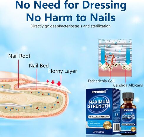 Toenail Fungus Treatment Extra Strength, 30ML Fungus Nail Repair Liquid with 1% Tolnaftate, Fast Acting Treatment for Discolored & Damaged Nails, Athletes Foot in Saudi Arabia