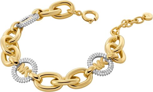 Michael Kors Women's Pavé Logo Chain Bracelet (Model: MKJ8547931) in Saudi Arabia