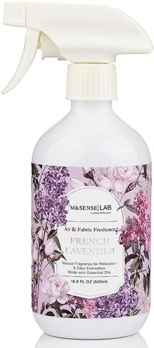 ‌M & Sense Air & Fabric & Pet Overor Eliminator Swys - 16.9 أوقية كبيرة الحجم الطبيعي آمن من المعطر المعطر لافندر العرقلة للمنزل يلغي رائحة الدخان رائحة تهدئة للاسترخاء في وقت النوم in Kuwait