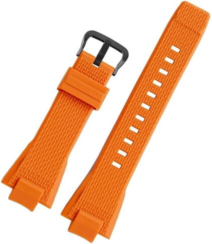 حزام راتنج سريع الإصدار مناسب لـ Casio G-Shock Steel Heart GST-B400 Series Men Replace Silicone Watch Bracelet Accessorie (Orange BK) in Kuwait