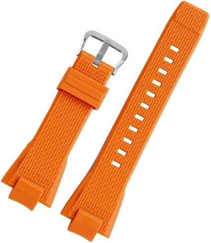 حزام راتنج سريع الإصدار مناسب لـ Casio G-Shock Steel Heart GST-B400 Series Men Replace Silicone Watch Bracelet Accessorie (Orange BK) in Kuwait