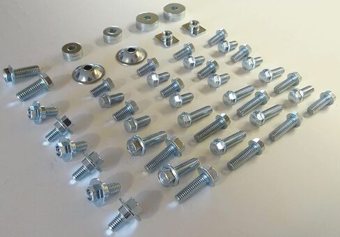 66pc Specbolt Body Bolt KIT compatable with Kawasaki KX & KXF. Plastics Seat Fenders shrouds Number Plates These Fasteners fit KX60 KX80 KX85 KX100 KX125 KX250 KX500 KX250F KX450F KXF250 & KXF450 in Saudi Arabia