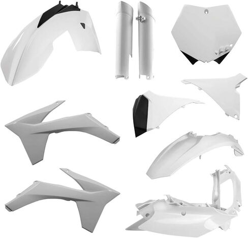 Acerbis Full Plastic Kit White for KTM 250 SX-F 2011-2012 in Saudi Arabia