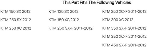 Acerbis Full Plastic Kit White for KTM 250 SX-F 2011-2012 in Saudi Arabia