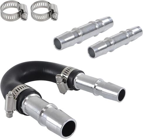 labwork Aluminum Engine Heater Core Kit with 5/8 inch 3/4 inch Hose Replacement for Most Common Heater Hoses 626-001 in Saudi Arabia