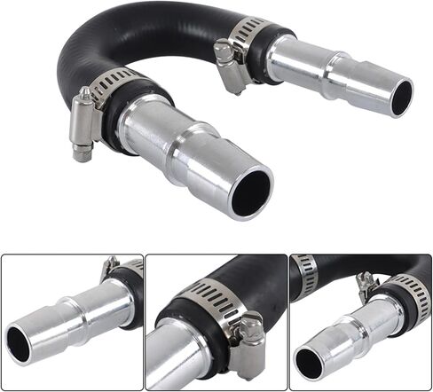 labwork Aluminum Engine Heater Core Kit with 5/8 inch 3/4 inch Hose Replacement for Most Common Heater Hoses 626-001 in Saudi Arabia