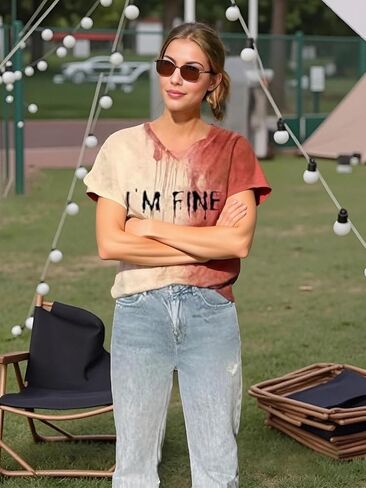 المرأة المضحكة حلقة حلت القميص الدموي - هالوين الدم بقعة الرسم - أزياء الرعب المخيف أعلى للحفلة in Kuwait