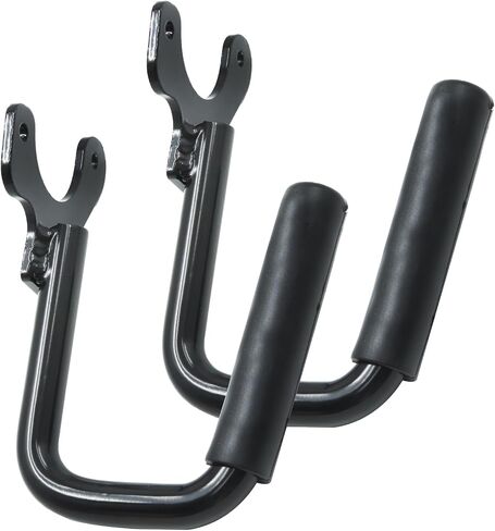 UOIENRT 2 Pcs Solid Front Grab Handles Bar, Black Textured Grab Handles, Replacement for Jeep Wrangler TJ Unlimited 1997-2006 in Saudi Arabia