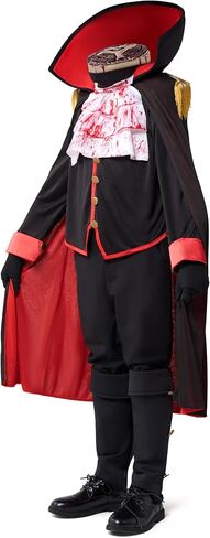 Spooktacular Creations Halloween Headless Zombie Costume for Boys, Kids Black Headless Horseman Costume with Cape, Gloves in Saudi Arabia
