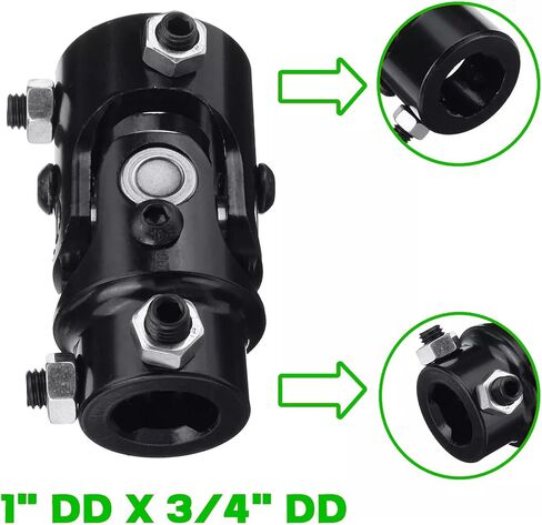 PartsFlow Vega Steering Box + 36" DD Steering Shaft + Pitman Arm + 1"DD X 3/4"DD U-Joint + 5/8"- 36 Spline x 3/4" DD U-Joints and Bracket in Saudi Arabia