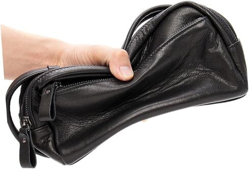 كيس أعمال جلدي حقيبة أدوات زيّار ذات سعة كبيرة للرجال حقيبة سفر للرجال in Kuwait