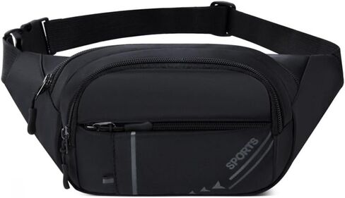 Men Multi-functional Close Fitting Bags Sports Black in Saudi Arabia
