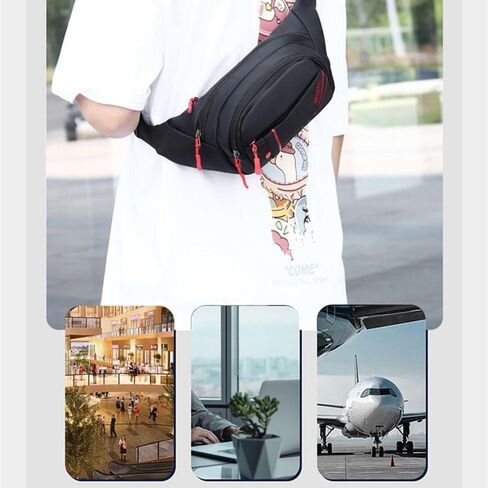 Men Multi-functional Close Fitting Bags Sports Black in Saudi Arabia