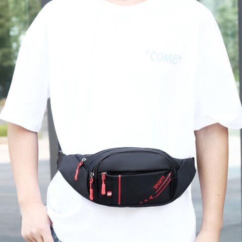 Men Multi-functional Close Fitting Bags Sports Black in Saudi Arabia