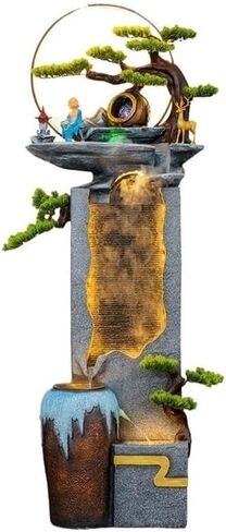 ديكور الصخور المتدفقة المياه النافورة المتداولة ماء الأسماك البركة المناظر الطبيعية ديكور المكتب فناء الثروة جذب الكلمة in Saudi Arabia