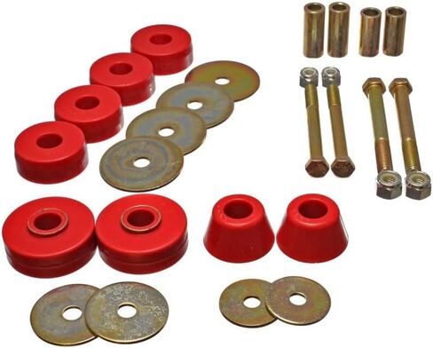 تعليق الطاقة ل Chevy C10 Pickup 1963-1966 Body Mounts - Red | 3.4137R in Kuwait