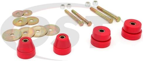 تعليق الطاقة ل Chevy C10 Pickup 1963-1966 Body Mounts - Red | 3.4137R in Kuwait