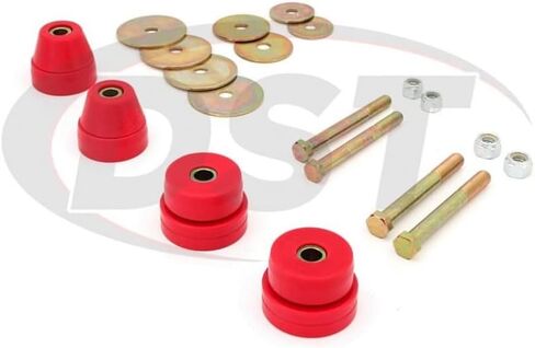 تعليق الطاقة ل Chevy C10 Pickup 1963-1966 Body Mounts - Red | 3.4137R in Kuwait