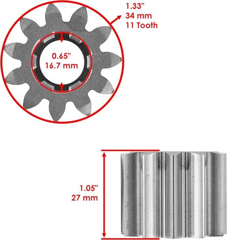 Caltric Teadering Wheel Gear Gear Kit Kit Tempatible مع John Deere L110 L111 L118 L120 L130 in Saudi Arabia