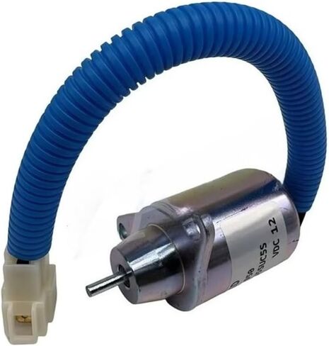 Fuel Shutoff Solenoid 12V Stop Solenoid 1503ES-12S5SUC5S SA-4562-T SA-4920 119653-77950 Compatible with YANMAR 4TNV94L 4TNV98L 4TNV106 Machinery Parts (Compatible with YANMAR) in Saudi Arabia