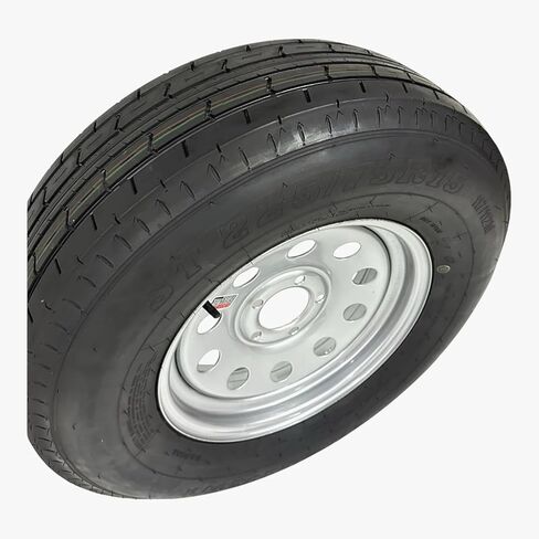 إطار مقطورة على RIM ST225/75R15 LRE الشعاعي الخاص 5 × 5 بوصات الفضة المعيارية in Saudi Arabia
