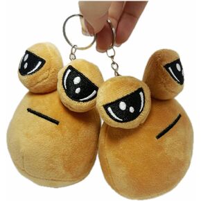 2PCS Sad Plush Alien Keychains, Game Figure Sad Emotion Plushie Alien Key Chain, Stuffed Animal Bag Pendants Key Ring in Saudi Arabia