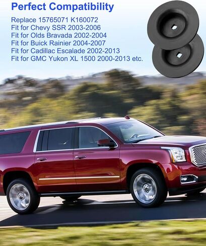 Coil Spring Insulator Compatible with Chevy GMC Cadillac Escalade Buick Rainier Olds Bravada Replace 15765071 K160072 in Saudi Arabia