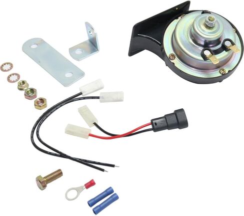 For Chevy Corvette 1999-2013 Horn Driver Side OR Passenger Side | Kit | High Pitch | With Mounting Bracket & Wiring Harness in Saudi Arabia